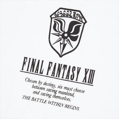2022年新作・ユニクロのファイナルファンタジー35周年 UT グラフィックTシャツ ファイナルファンタジーXIII(半袖・レギュラーフィット)
