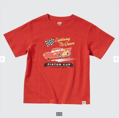 2022年新作・ユニクロ×ピクサーコレクションのコラボUT・キッズTシャツ