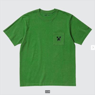 2022年ユニクロ新作・マインクラフト UT グラフィックTシャツ(半袖・レギュラーフィット)