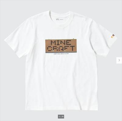 2022年ユニクロ新作・マインクラフト UT グラフィックTシャツ(半袖・レギュラーフィット)
