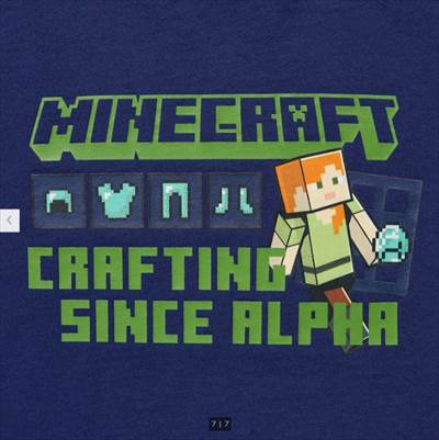 2022年ユニクロ新作・KIDS マインクラフト UT グラフィックTシャツ(半袖)