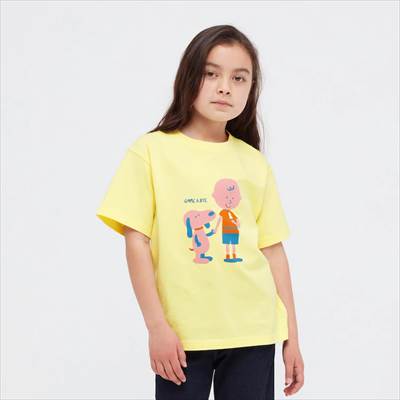 ユニクロの2022年新作スヌーピーコラボUT・キッズ UTGP2022 × ピーナッツ UT グラフィックTシャツ(半袖)