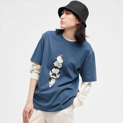 ユニクロの2022年新作スヌーピーコラボUT・UTGP2022 × ピーナッツ UT グラフィックTシャツ(半袖・レギュラーフィット)