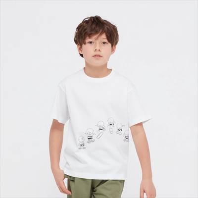 ユニクロの2022年新作スヌーピーコラボUT・キッズ UTGP2022 × ピーナッツ UT グラフィックTシャツ(半袖)