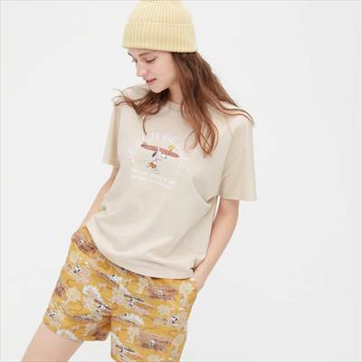 2022年新作ユニクロのピーナッツ × レインスプーナー UT グラフィックTシャツ(半袖・ボクシーフィット)