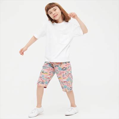 2022年新作ユニクロのKIDS ピーナッツ × レインスプーナー ステテコ