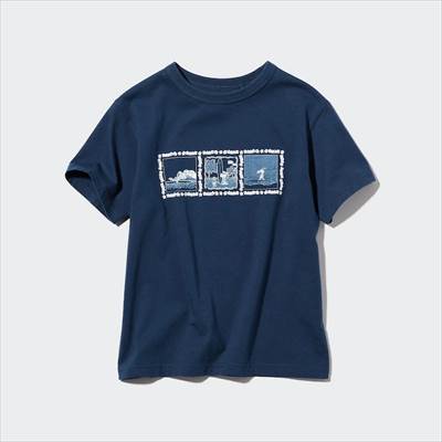 2022年新作ユニクロのKIDS ピーナッツ × レインスプーナー UT グラフィックTシャツ(半袖)