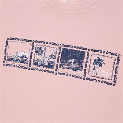 2022年新作ユニクロのピーナッツ × レインスプーナー UT グラフィックTシャツ(半袖・ボクシーフィット)
