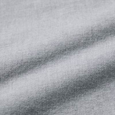 ユニクロの2022年新作・フランネルシャツ（ボタンダウンカラー・長袖）