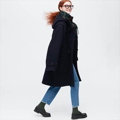 ユニクロの2022年秋冬新作モデルのヒートテックマフラー(チェック)(男女兼用)