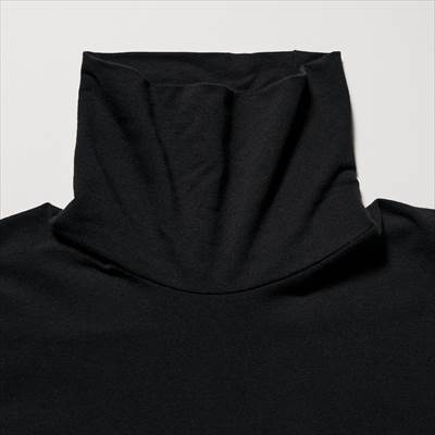 ユニクロの2022年秋冬新作・ヒートテックコットンタートルネックT(極暖・9分袖)