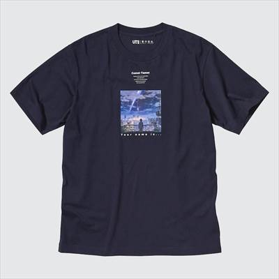 2022年ユニクロ新作・ 新海誠作品 コレクション UT グラフィックTシャツ 君の名は（半袖・レギュラーフィット）