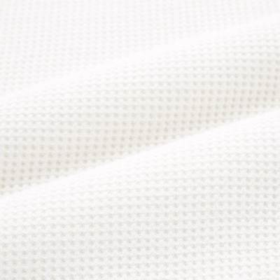 ユニクロのメンズ2022新作のワッフルクルーネックT(長袖)