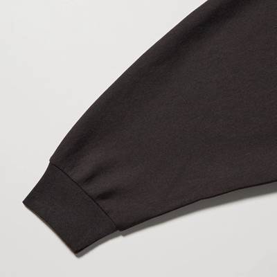 ユニクロのレディース2022年秋冬新作・ドライスウェットクルーシャツ（長袖）セットアップ可能