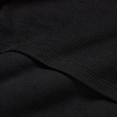 ユニクロの2022年秋冬新作・ヒートテックコットンワッフルクルーネックTシャツ(極暖・9分袖)