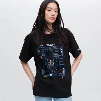 2023年新作ユニクロ×ビデオゲームコレクション from MoMA UT グラフィックTシャツ パックマン（半袖・レギュラーフィット）