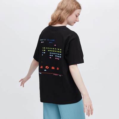 2023年新作ユニクロ×ビデオゲームコレクション from MoMA UT グラフィックTシャツ インベーダー（半袖・レギュラーフィット）