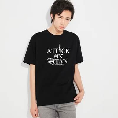 2023年新作ユニクロ×進撃の巨人 UT グラフィックTシャツ（半袖・レギュラーフィット）
