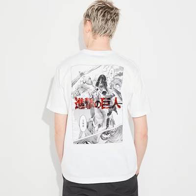 2023年新作ユニクロ×進撃の巨人 UT グラフィックTシャツ(半袖・レギュラーフィット)