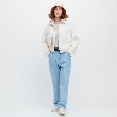 ユニクロの男女兼用2023年春夏新作モデルのUVカットリネンブレンドバケットハット