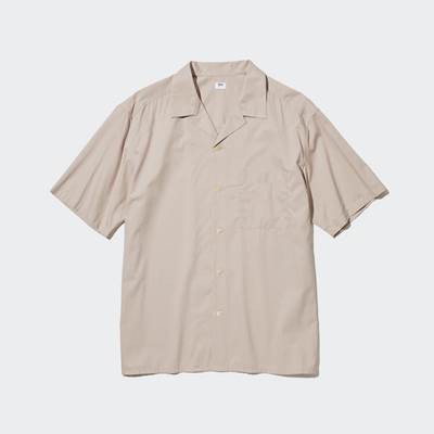 ユニクロのメンズ2023年春夏新作・オープンカラーシャツ（半袖）
