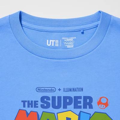 2023年新作ユニクロ×KIDS ザ・スーパーマリオブラザーズ・ムービー UT グラフィックTシャツ （半袖）