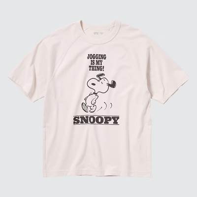2023年新作ユニクロ×レトロ ピーナッツ UT グラフィックTシャツ(半袖・オーバーサイズフィット)