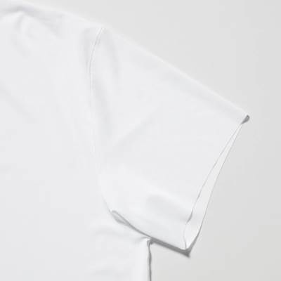 ユニクロのメンズ2023年春夏新作・エアリズムデオドラントメッシュVネックTシャツ(半袖)