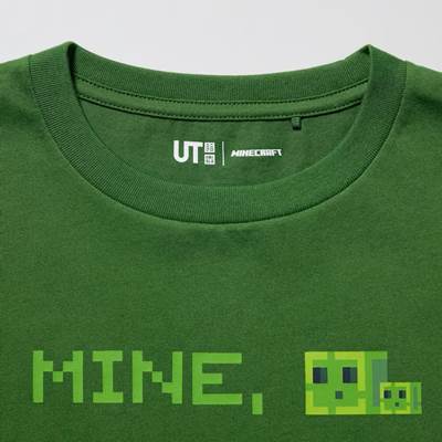 2023年新作ユニクロ×KIDS マインクラフト UT グラフィックTシャツ(半袖)