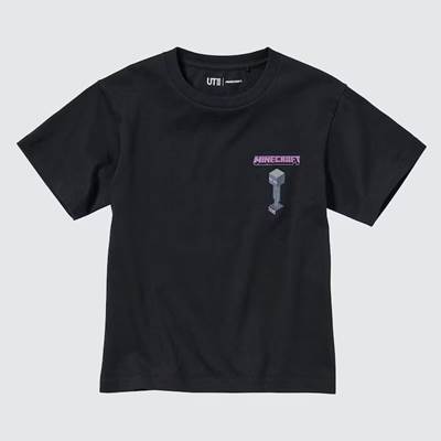 2023年新作ユニクロ×KIDS マインクラフト UT グラフィックTシャツ(半袖)