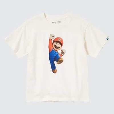 2023年新作ユニクロ×KIDS ザ・スーパーマリオブラザーズ・ムービー UT グラフィックTシャツ （半袖）