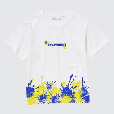 2023年新作ユニクロ×KIDS スプラトゥーン3 UT グラフィックTシャツ（半袖）