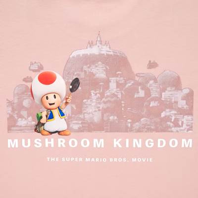 2023年新作ユニクロ×ザ・スーパーマリオブラザーズ・ムービー UT グラフィックTシャツ（半袖・レギュラーフィット）