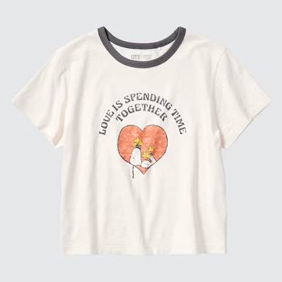 2023年新作ユニクロ×ラブ サンシャイン&ピーナッツのコラボUT・グラフィックTシャツ(半袖・レギュラーフィット・ショート丈)