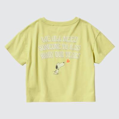 2023年新作ユニクロ×ラブ サンシャイン&ピーナッツのコラボUT・キッズ グラフィックTシャツ(半袖)