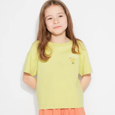 2023年新作ユニクロ×ラブ サンシャイン&ピーナッツのコラボUT・キッズ グラフィックTシャツ(半袖)