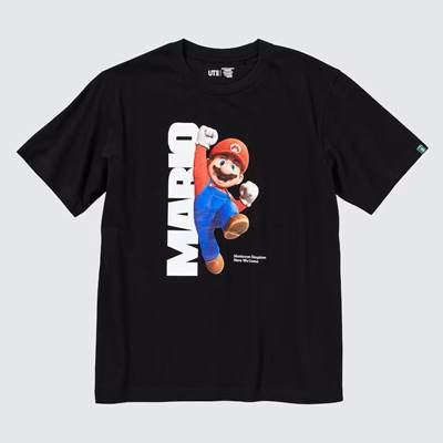 2023年新作ユニクロ×ザ・スーパーマリオブラザーズ・ムービー UT グラフィックTシャツ（半袖・レギュラーフィット）