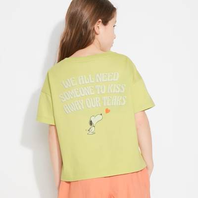 2023年新作ユニクロ×ラブ サンシャイン&ピーナッツのコラボUT・キッズ グラフィックTシャツ(半袖)