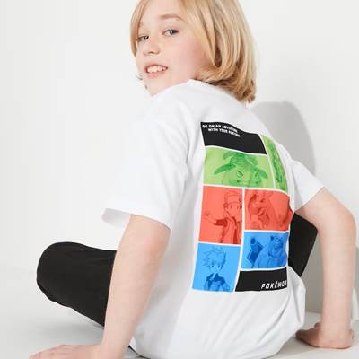 2023年新作ユニクロ×『ポケモンマスターズ EX』のコラボUT・KIDS グラフィックTシャツ(半袖)