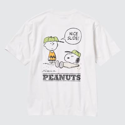 2023新作ユニクロ×ピーナッツ チャーリー・ブラウンズ・ベースボール・チーム UT グラフィックTシャツ(半袖・オーバーサイズフィット)