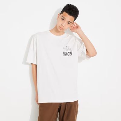 2023新作ユニクロ×ピーナッツ チャーリー・ブラウンズ・ベースボール・チーム UT グラフィックTシャツ(半袖・オーバーサイズフィット)