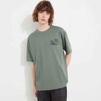 2023新作ユニクロ×ピーナッツ チャーリー・ブラウンズ・ベースボール・チーム UT グラフィックTシャツ(半袖・オーバーサイズフィット)
