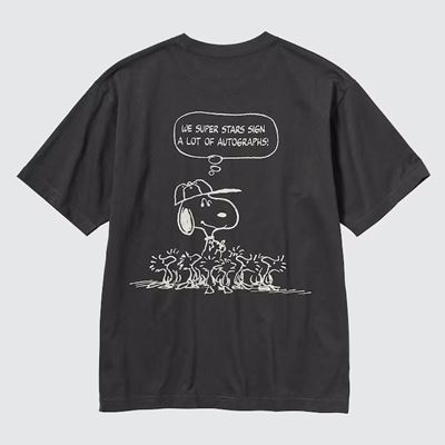 2023新作ユニクロ×ピーナッツ チャーリー・ブラウンズ・ベースボール・チーム UT グラフィックTシャツ(半袖・オーバーサイズフィット)