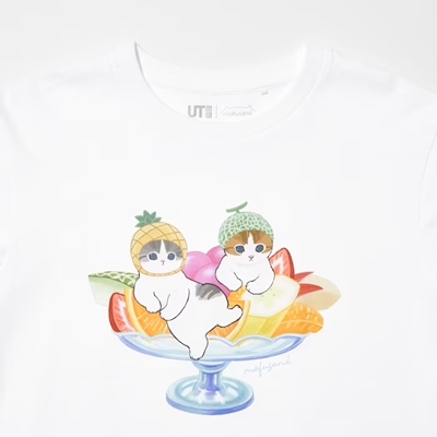 2024年新作ユニクロ×mofusand（モフサンド）のコラボUT・KIDS グラフィックTシャツ（半袖）