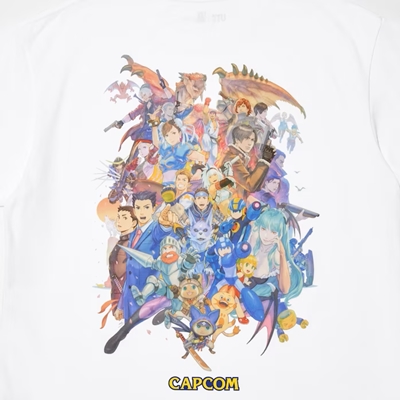 2024年新作ユニクロ×CAPCOM（カプコン） のコラボUT・グラフィックTシャツ（半袖・オーバーサイズフィット）