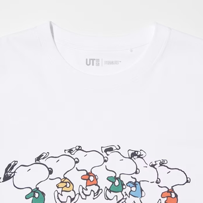 2024年新作ユニクロ×ピーナッツ（スヌーピー）のコラボUT・グラフィックTシャツ（半袖・レギュラーフィット）